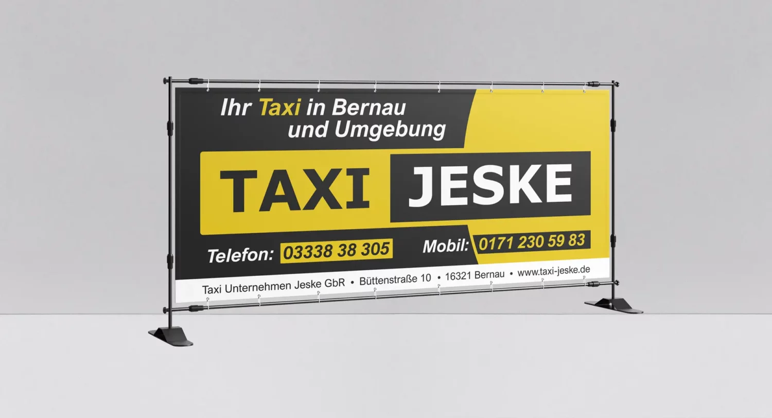 Taxi Jeske Banner