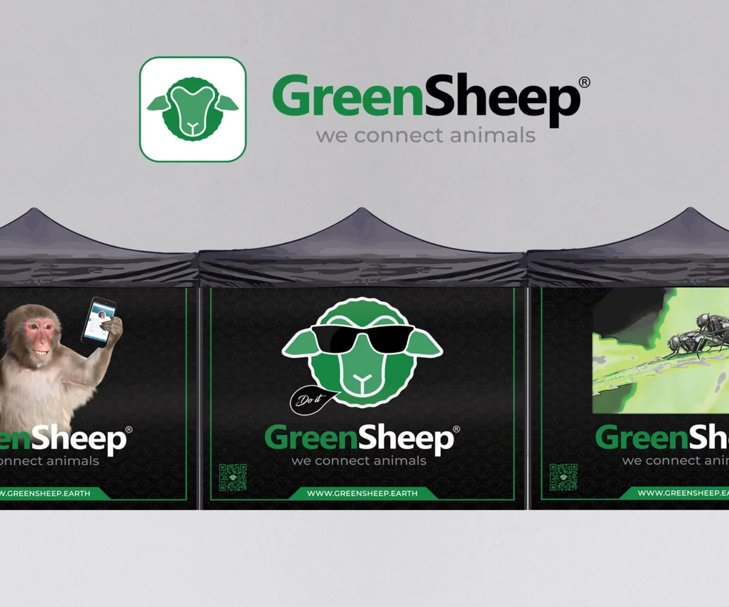 Messestand für GreenSheep