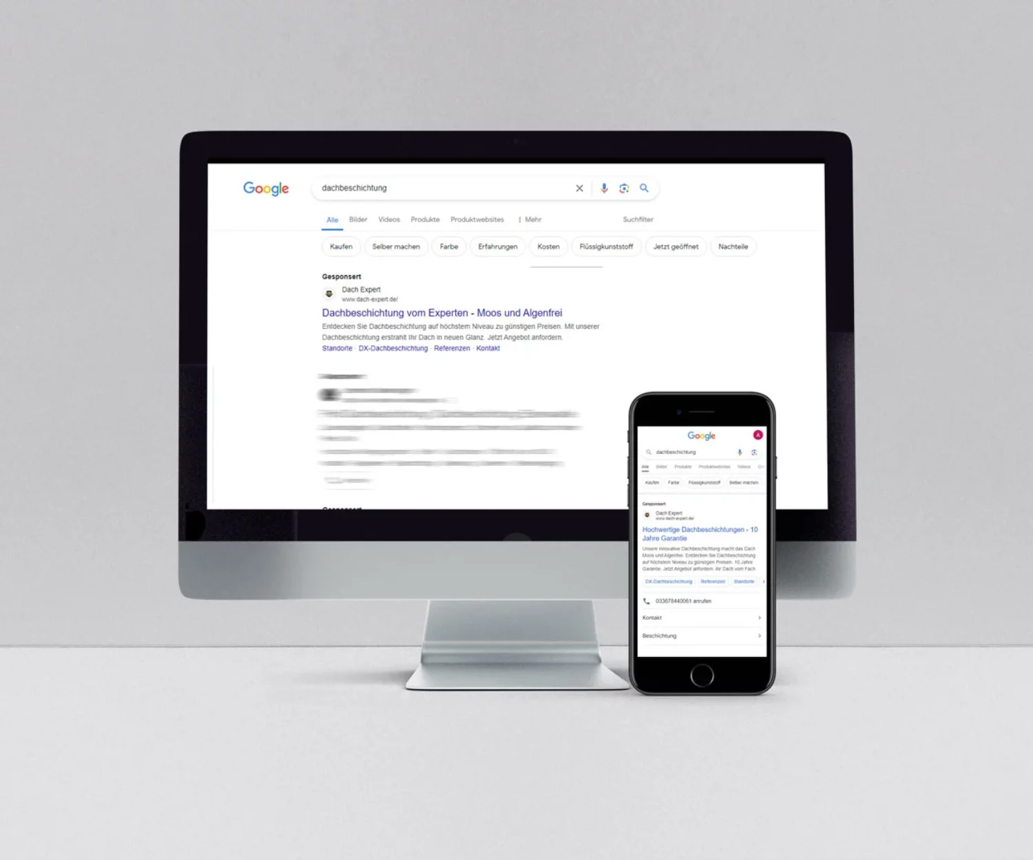 Google Ads für Dach Expert