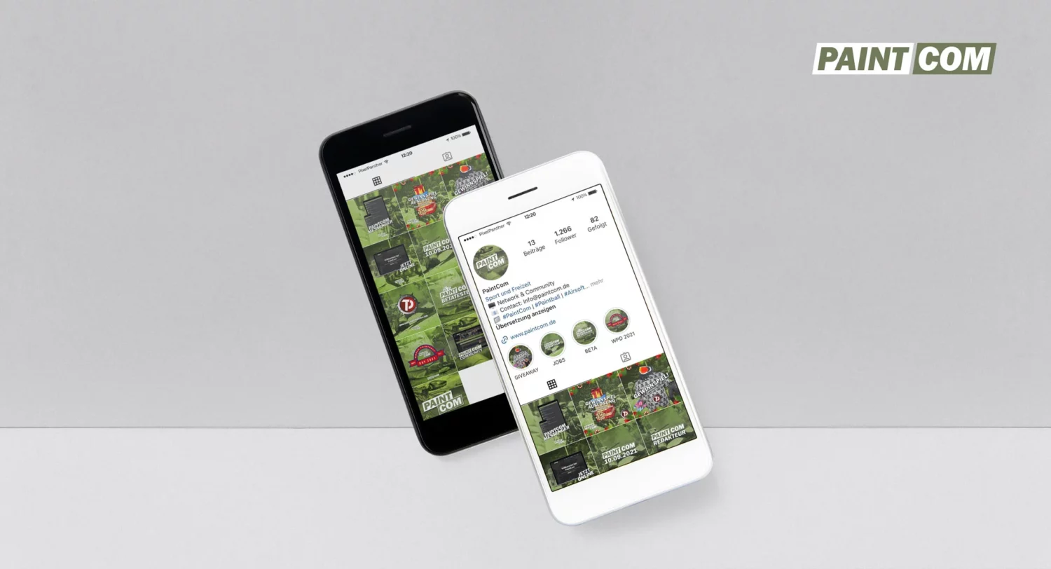 Social Media Marketing für PaintCom
